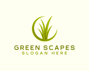 Landscape - Grass Yard Landscaping logo design