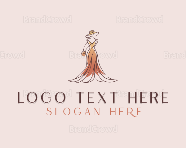 Stylish Fashion Gown Logo