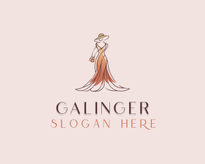 Bridal - Stylish Fashion Gown logo design