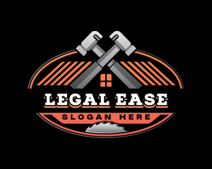 Utility - Hammer Saw Roofing Repair logo design