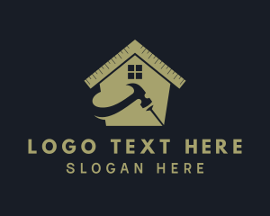 House - Hammer House Repair logo design