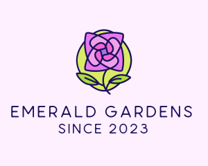 Flower Plant Garden logo design