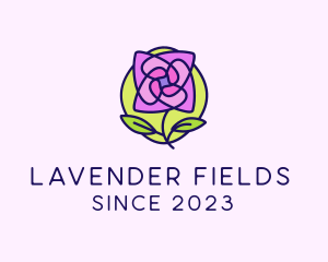 Lavender - Flower Plant Garden logo design
