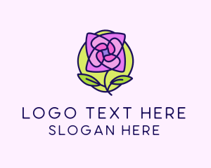 Flower Plant Garden Logo