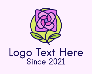 Bloom - Abstract Blooming Flower Plant logo design