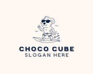 Sunglasses - Dog Sunglasses Surfing logo design