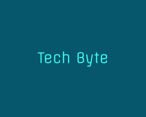 Computing - Futuristic Computer Tech logo design