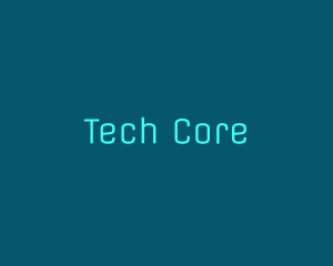 Futuristic Computer Tech logo design