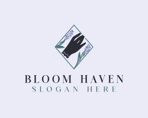 Floral Bloom Hand logo design