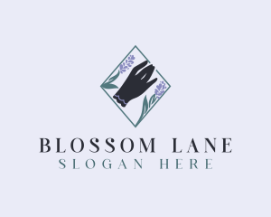 Floral Bloom Hand logo design