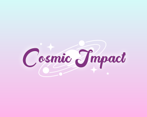 Cosmic Planet Galaxy logo design