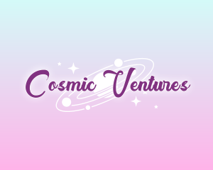 Cosmic Planet Galaxy logo design