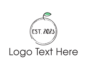 Round - Round Fruit Lettermark logo design