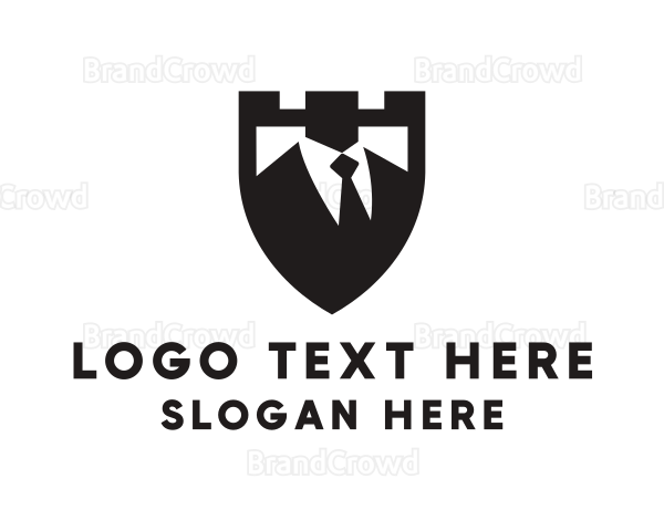 Suit Tie Businessman Logo