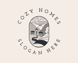 Housing - Countryside Mountain House logo design