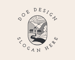 Countryside Mountain House logo design