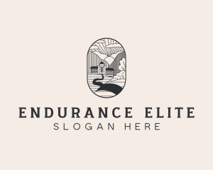 Countryside Mountain House logo design