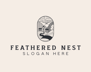 Countryside Mountain House logo design