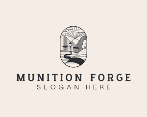 Countryside Mountain House logo design