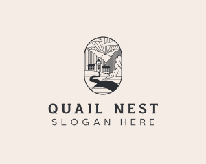 Countryside Mountain House logo design