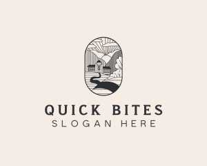 Countryside Mountain House logo design