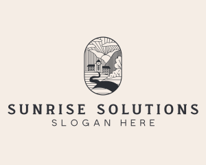 Countryside Mountain House logo design