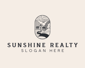 Countryside Mountain House logo design