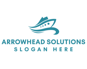 Speedboat Boat Sailing Logo