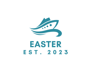 Navigation - Speedboat Boat Sailing logo design