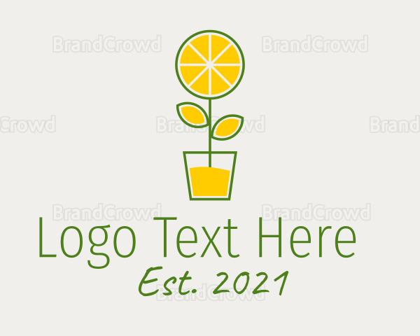 Lemon Juice Plant Logo