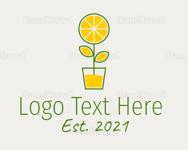 Lemon Juice Plant Logo