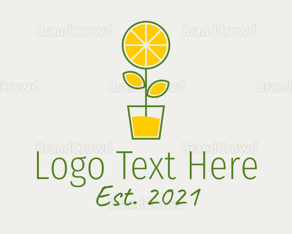 Lemon Juice Plant Logo