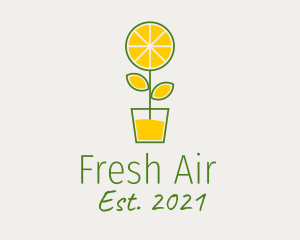 Lemon Juice Plant  logo design