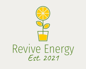 Lemon Juice Plant  logo design