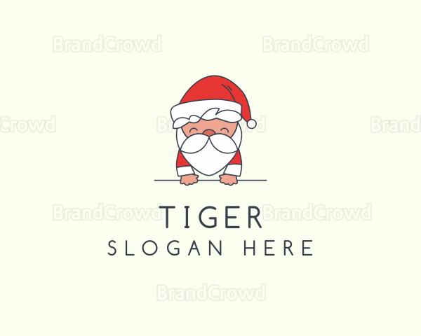 Santa Claus Decoration Logo