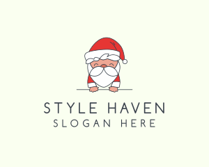 Santa Claus Decoration Logo