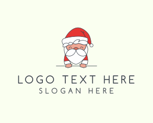 Santa Claus Decoration Logo
