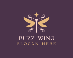 Enchanted Dragonfly Wings logo design