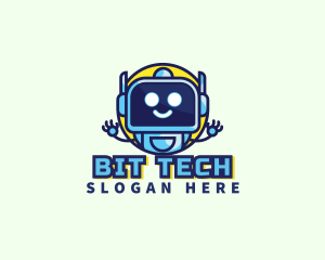 Data Robot Tech logo design