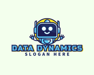 Data Robot Tech logo design