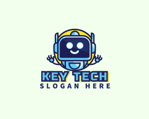 Data Robot Tech logo design