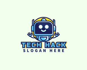 Data Robot Tech logo design