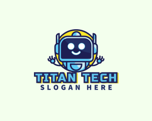 Data Robot Tech logo design