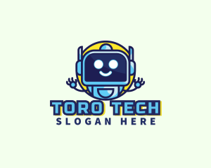 Data Robot Tech logo design