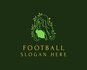Styling - Green Bohemian Nature Lady logo design