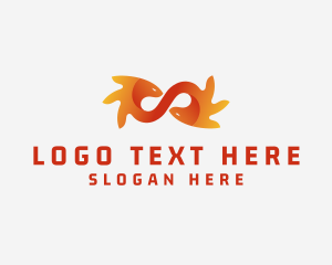 Loop - Viper Snake Loop logo design