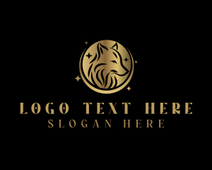 Veterinarian - Mystic Wolf Animal logo design