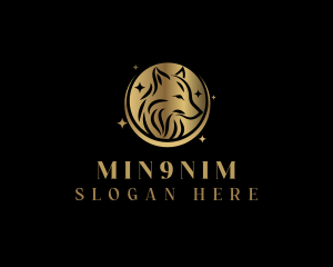 Mystic Wolf Animal logo design