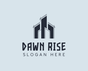 High Rise Condominium Infrastructure logo design