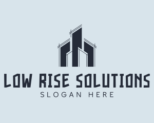 High Rise Condominium Infrastructure logo design